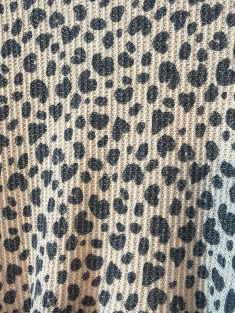 Cat & Jack Beige Long-Sleeve Leopard Tiered Dress